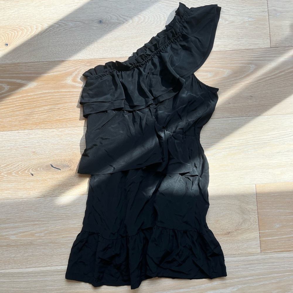 IRO Brooks Dress One Shoulder Black Size EU 36 (S)